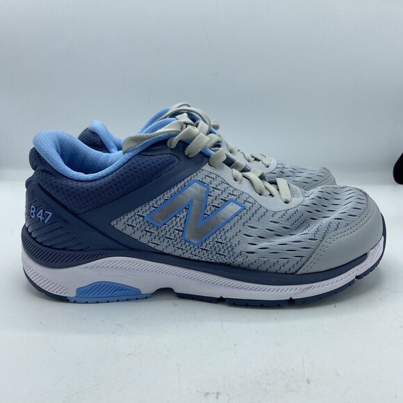 New Balance 847 V4 Women's Size 8 Blue/Grey Tennis Shoes (WW847LG4) - Picture 2 of 5
